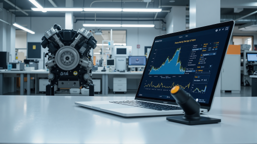 數據分析工具界面截圖,顯示圖表和數據視覺化組件,藍色科技風格背景,專業數據分析界面